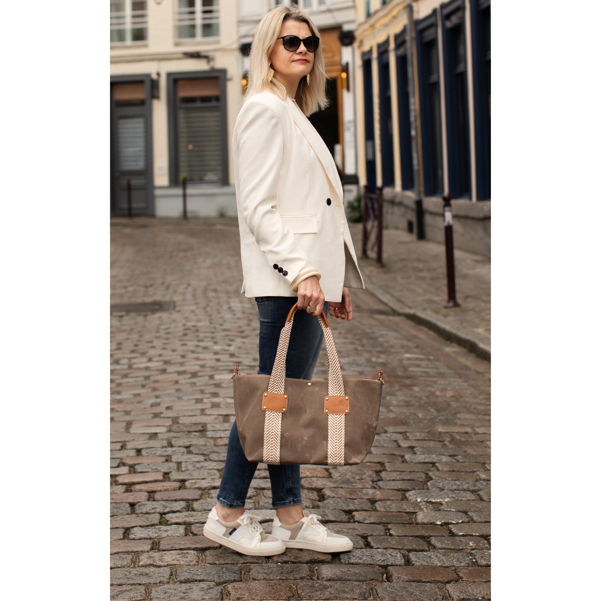 Sac a clearance main toile femme