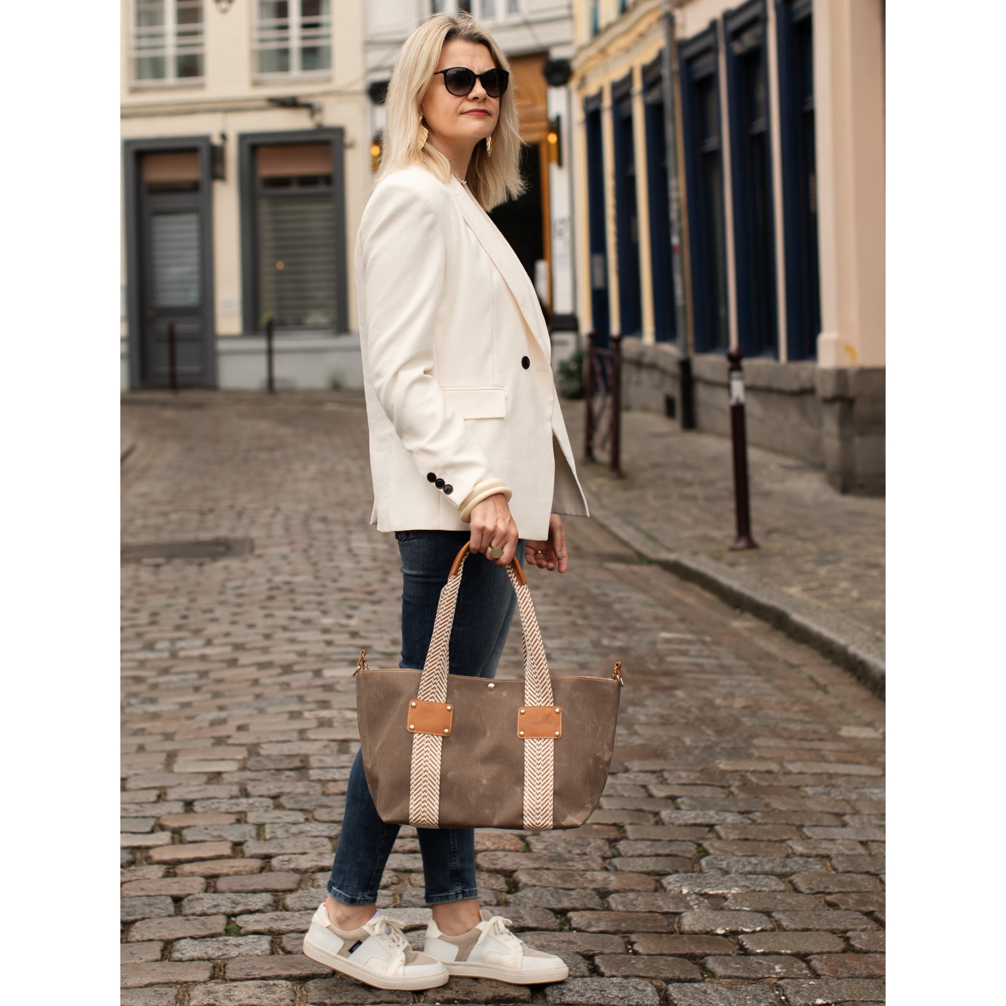 Sac cabas shop femme toile